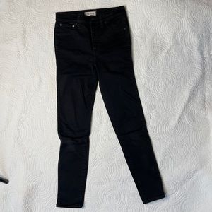 MADEWELL HIGH RISE SKINNY SKINNY JEANS